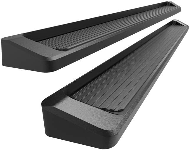 6in Black Running Boards W250