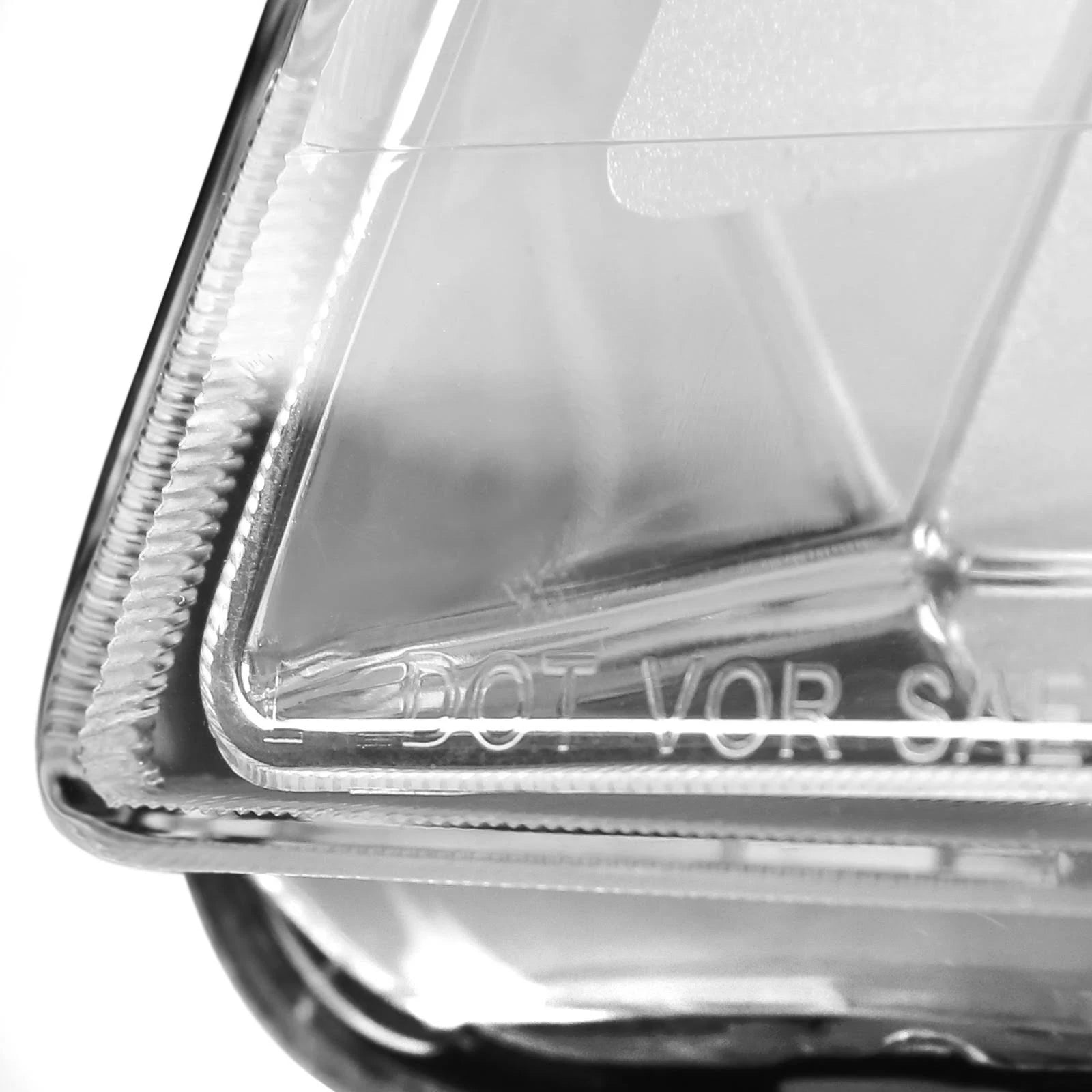 Silver Head Light Assembly Left Right Pair S30493