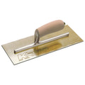 Golden Stainless Steel Plaster Trowel with Wood Handle J597