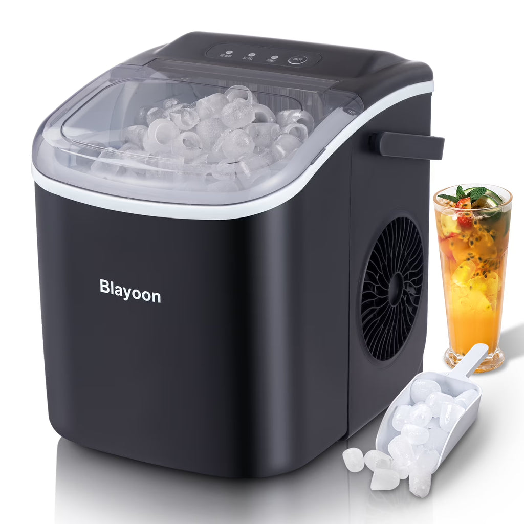 Countertop Ice Maker with Ice Scoop and Basket H9735