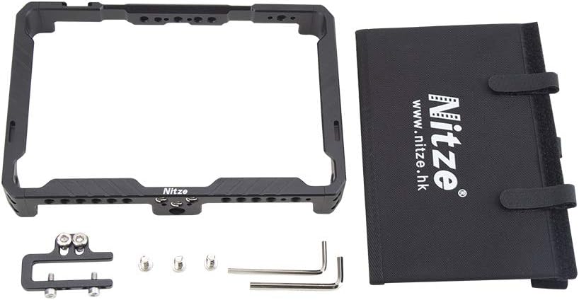 Cage with Sunhood Built-in NATO Rails for Monitor V59378