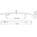 Oil Rubbed Bronze Cabinet Hardware Handle Pull 25 Pack N2777