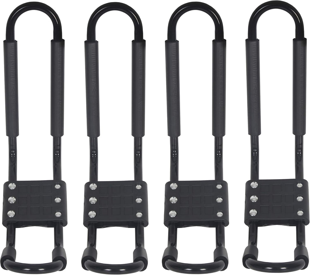 Kayak Roof Rack J-Bar Carrier Canoe Boat Rack Surf Ski Roof Rack Top Mount Car SUV Truck Crossbar 2 Pairs A313463