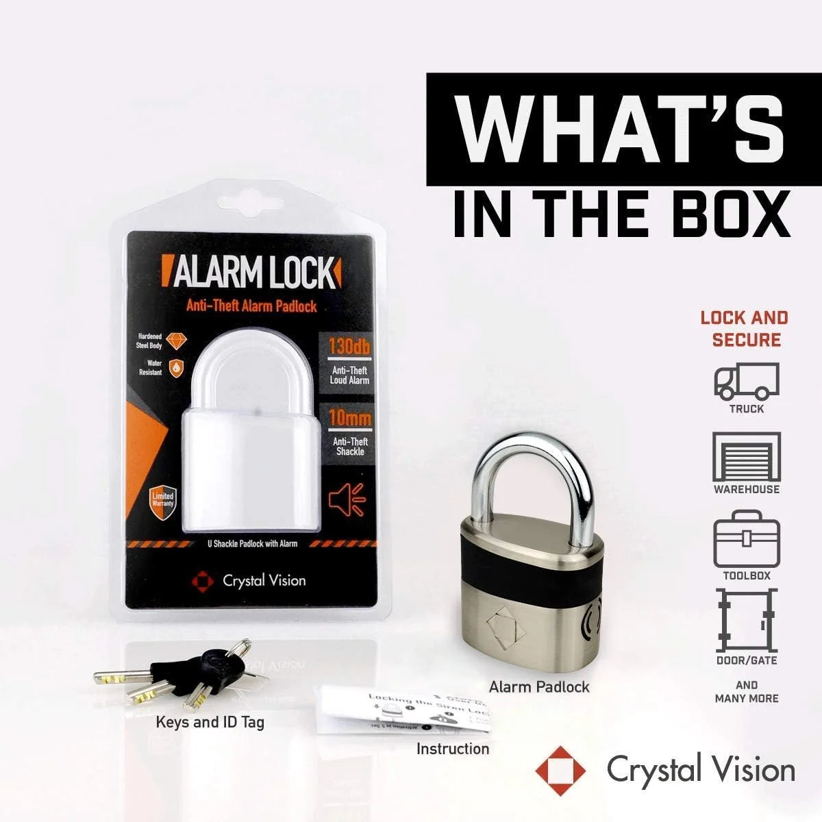 Bike U Lock Combo E449871