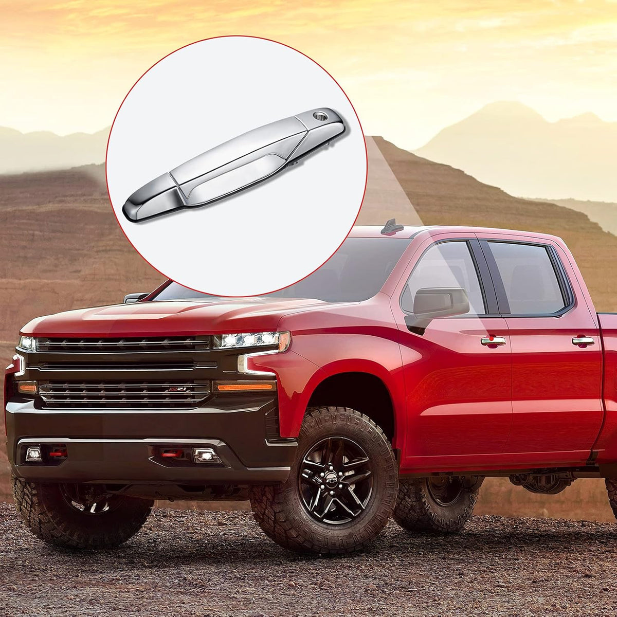 Chrome Door Handle J61151