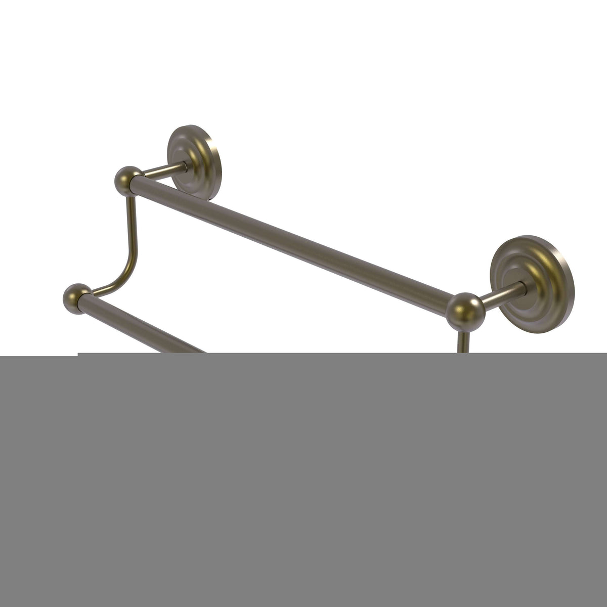 Double Towel Bar Antique Brass X964