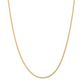 14kt Yellow Gold 1.75mm Wheat Chain 20 inch Lobster Clasp E862