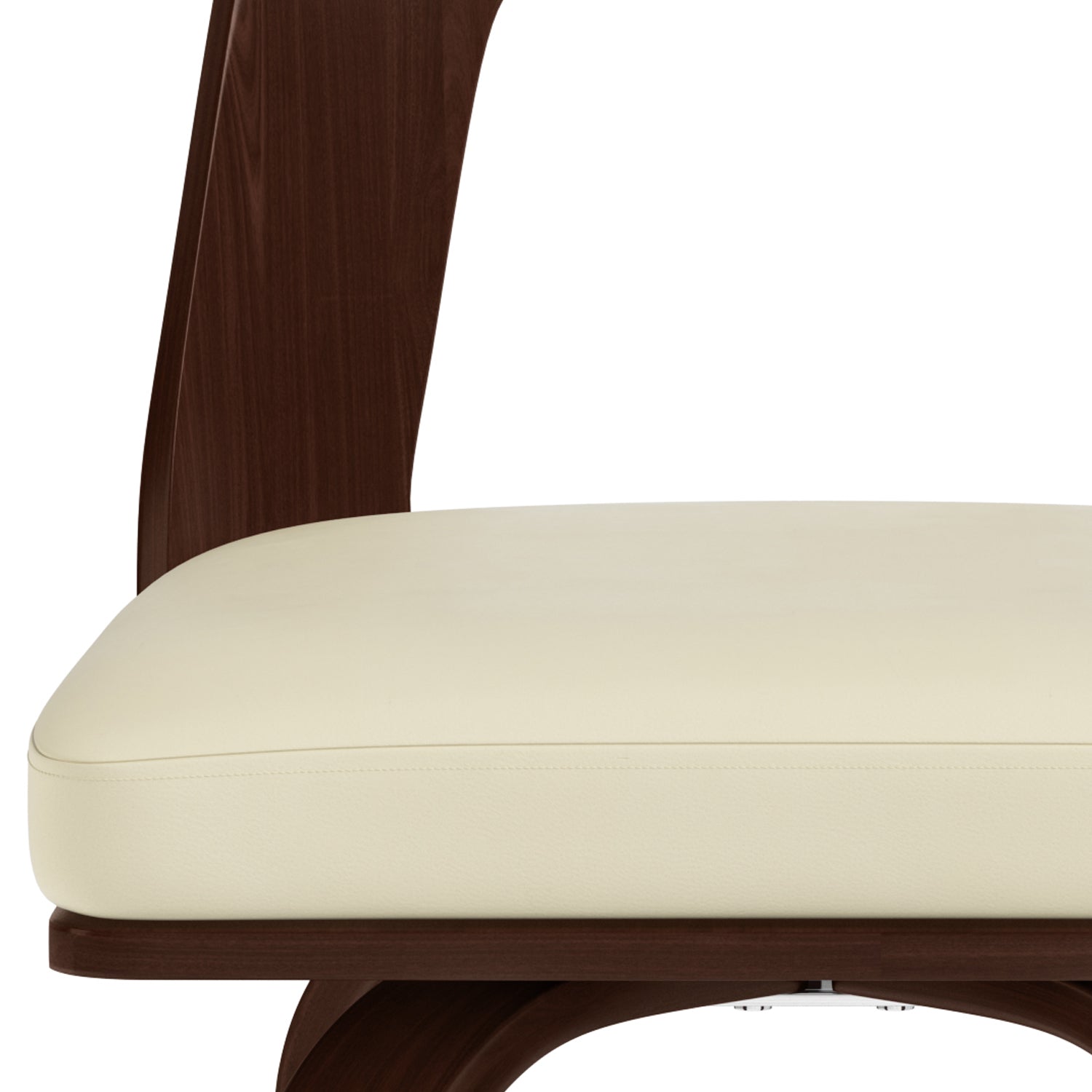 Counter Height Stool in Cream Leather A1762