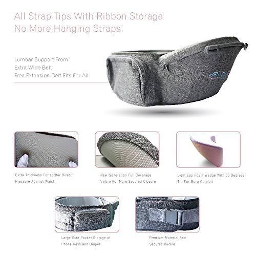Ergonomic Baby Carrier with Hip Seat I208