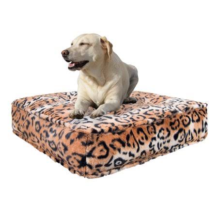 Medium Rectangle Faux Fur Pet Bed R453