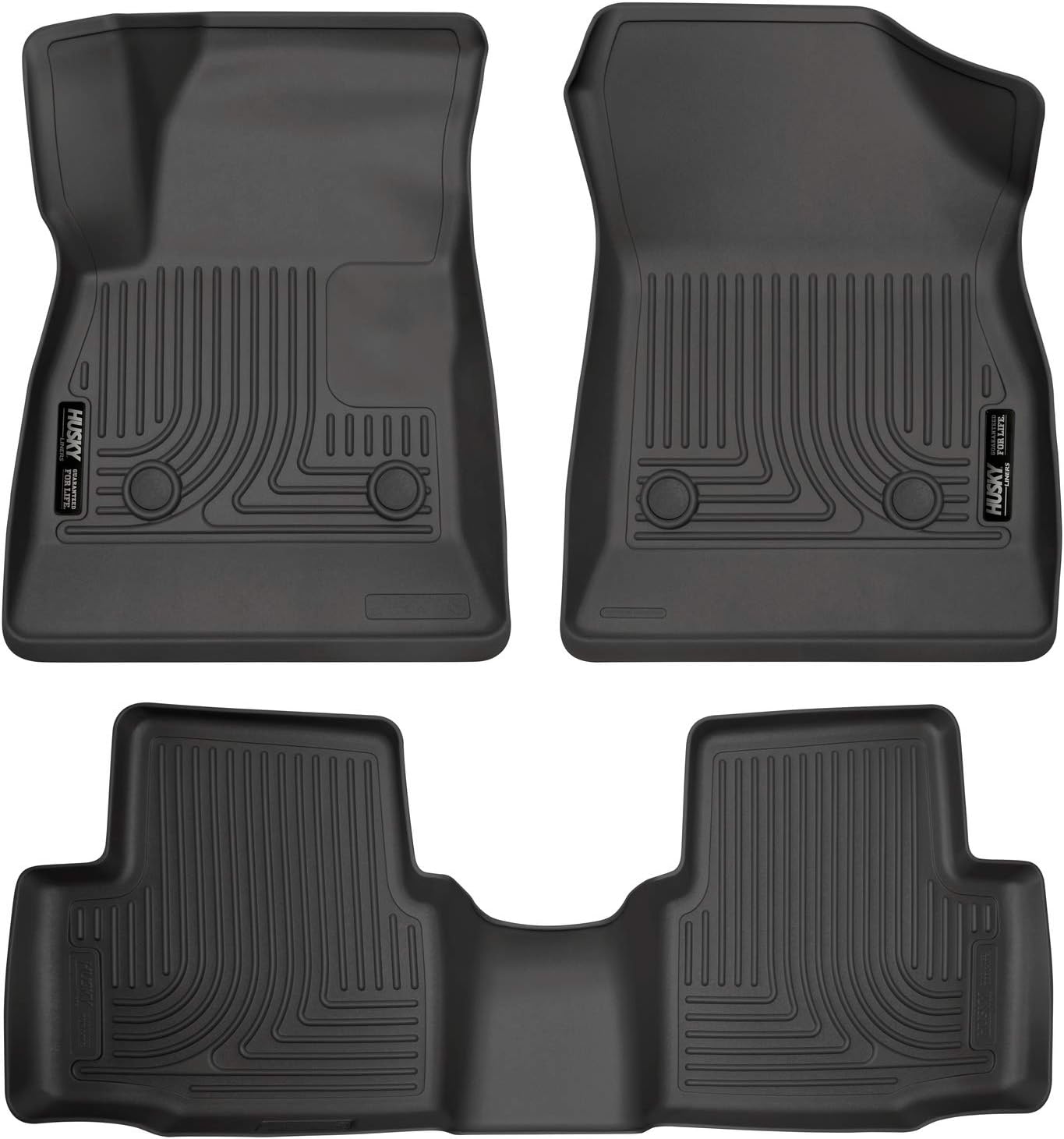 Black Front & 2nd Seat Floor Liners 3 Pcs S577891