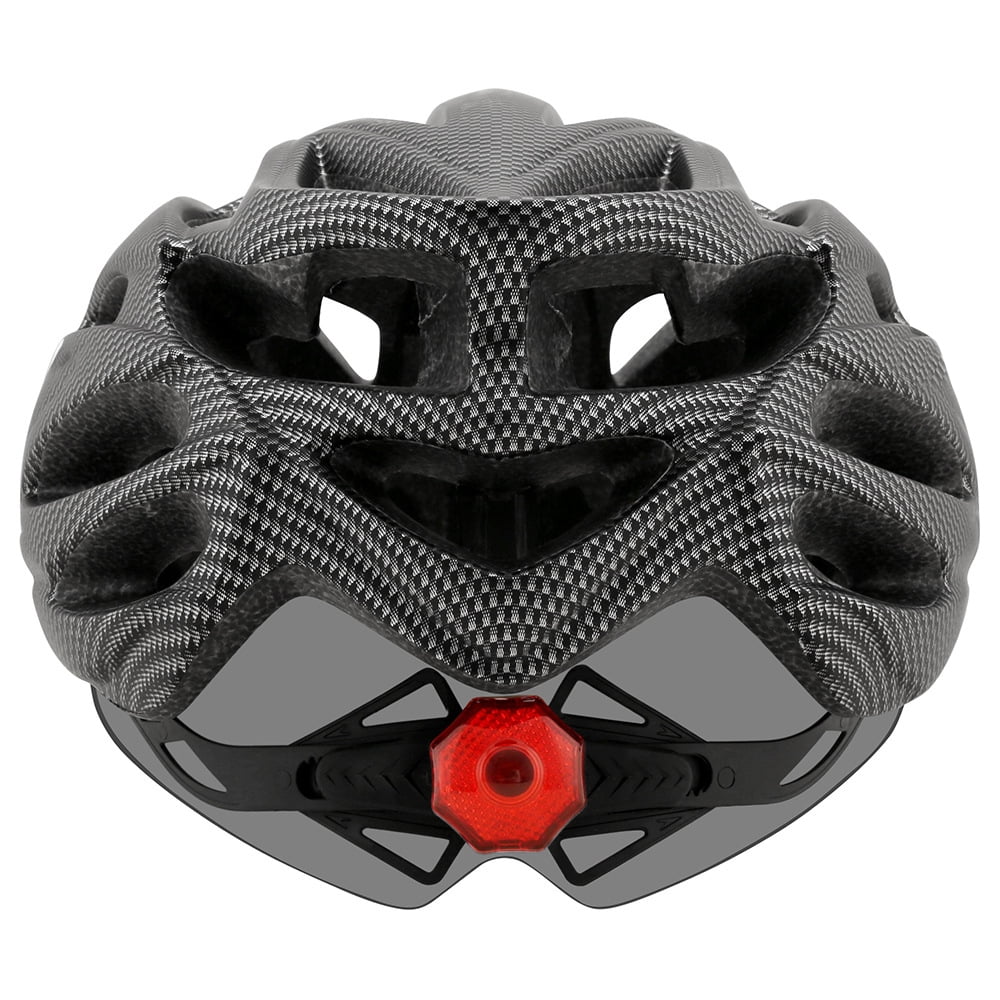 Road Mountain Bike Helmet with Lens and Brim F684157
