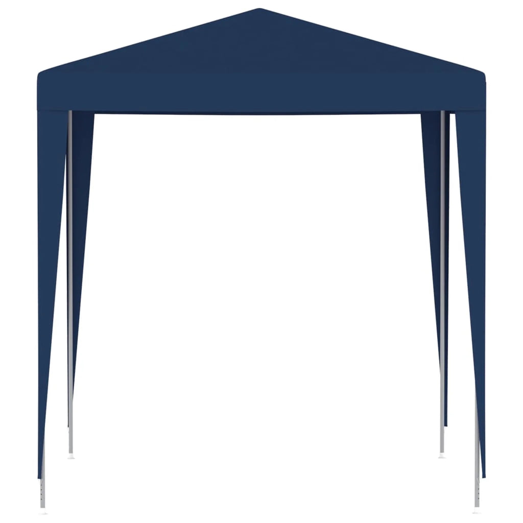 Blue PE Roof Party Tent Gazebo Canopy 6.6ft x 6.6ft x 7.9ft V302962