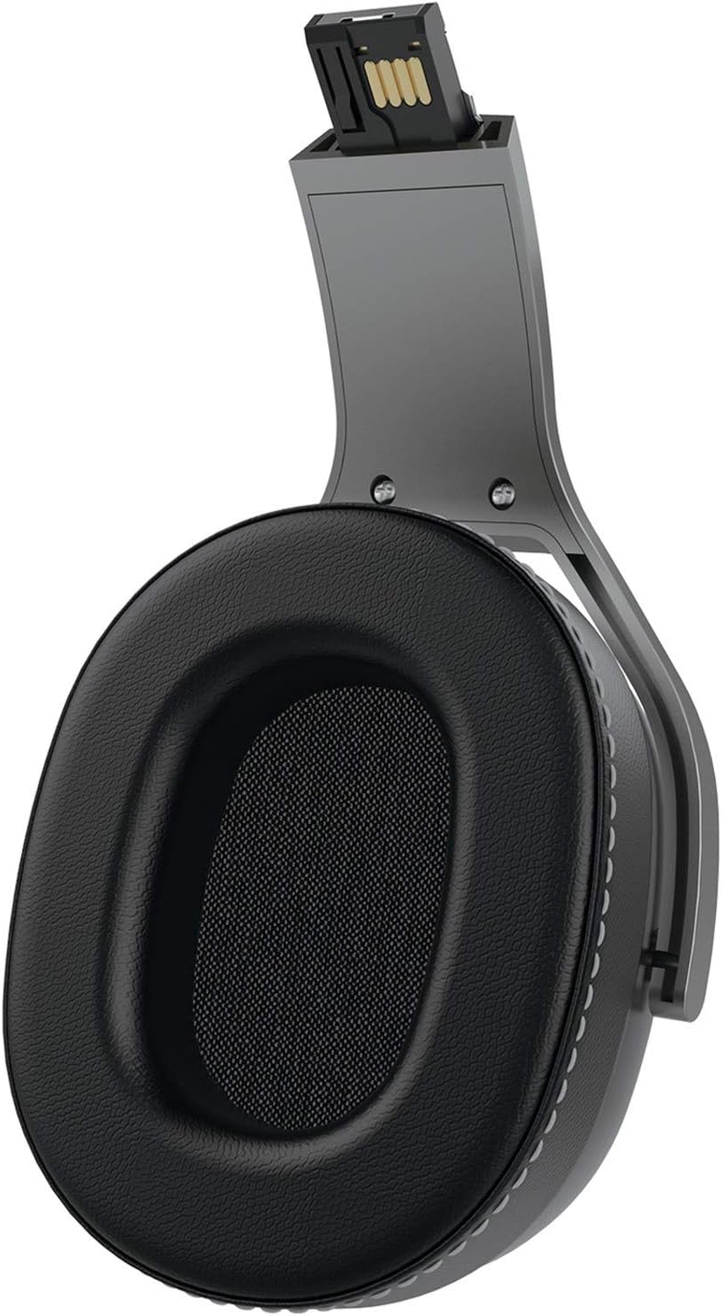 Black Noise-canceling Bluetooth Headphones (Renewed) G3227