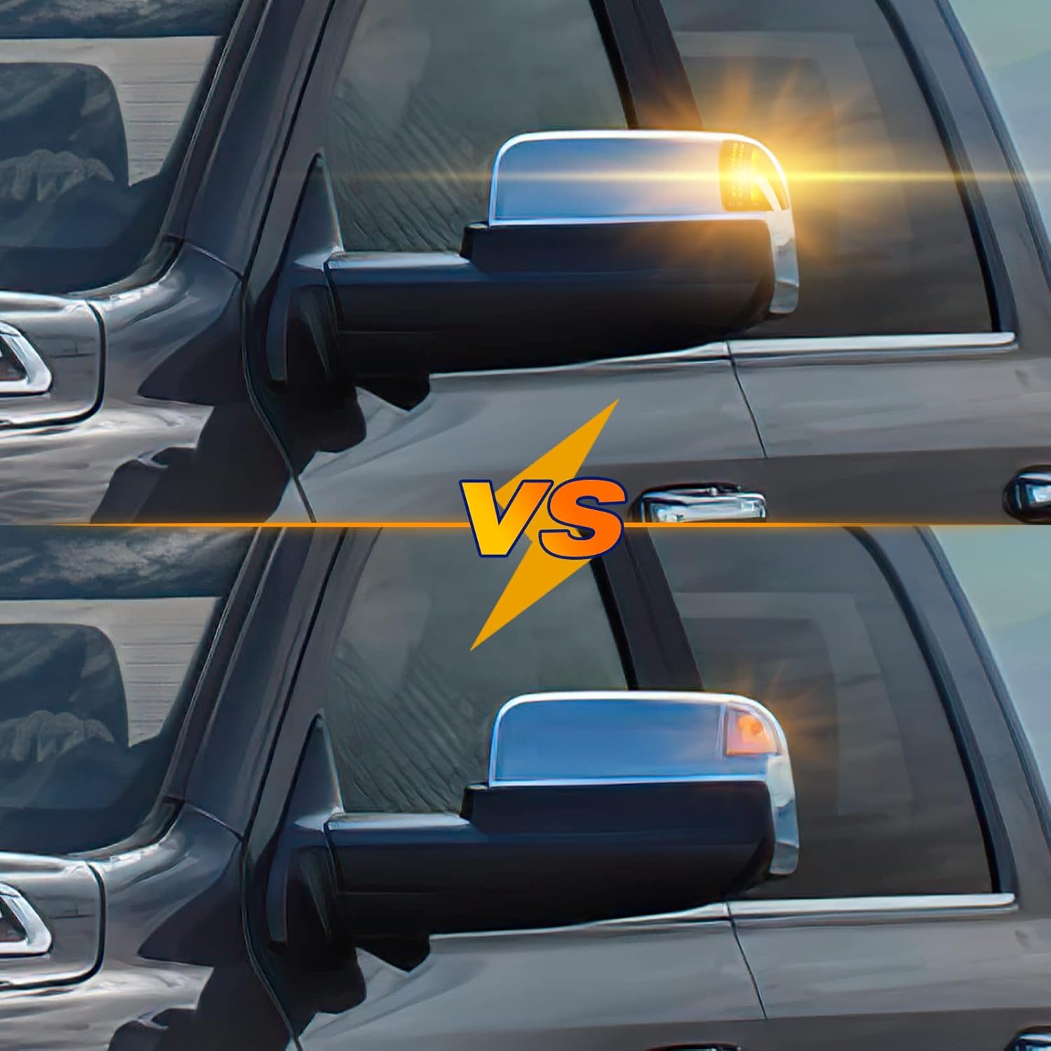54 LED Sequential Amber Side Mirror Turn Signal Light, 2 Pack I76104