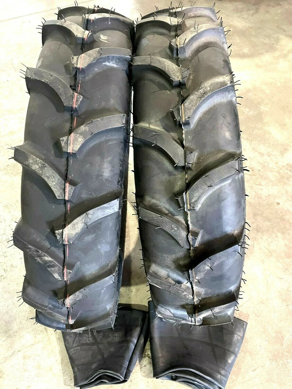 7.50-16 Farm Tractor Lug Tires With Tubes 8 Ply R498478