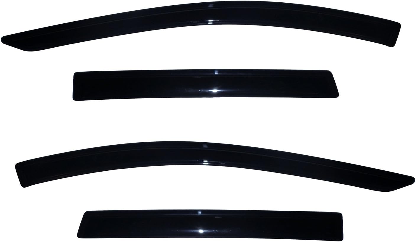 Dark Smoke 4-Piece Side Window Deflector S169