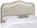 Antique Grey Rattan Full Headboard L84241