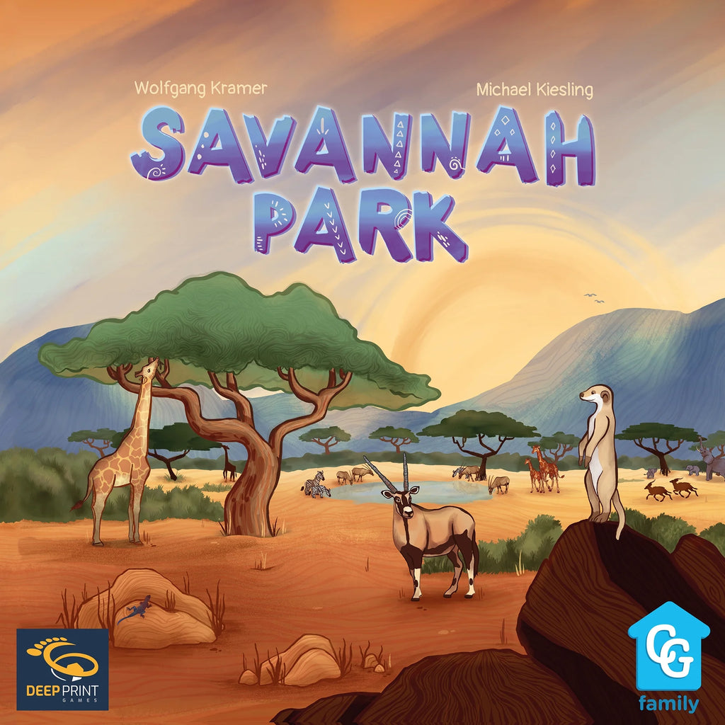 Savannah Park Family Strategy Board Game N423
