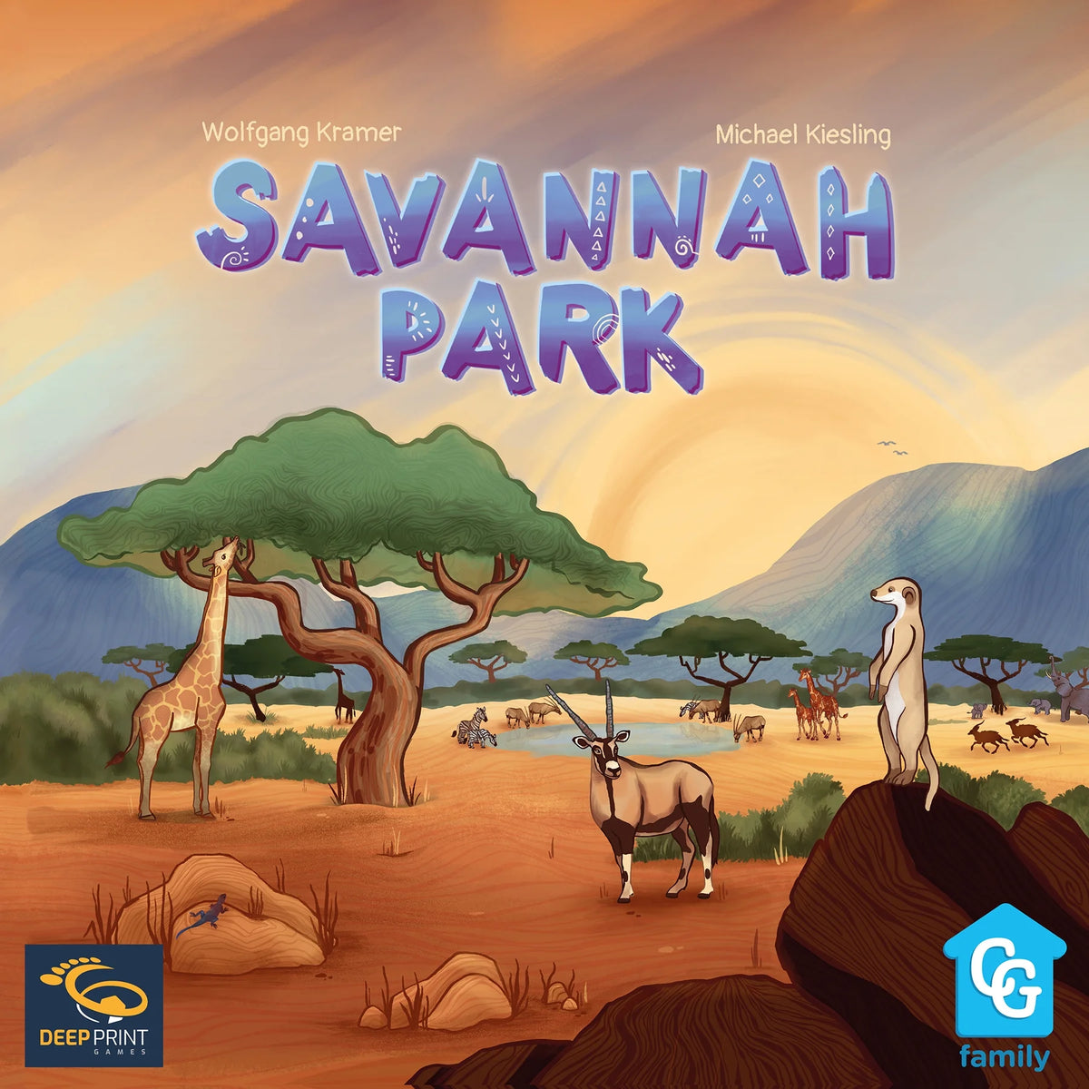 Savannah Park Family Strategy Board Game N423