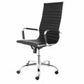 Black Adjustable High Back Swivel Office Chair M2142