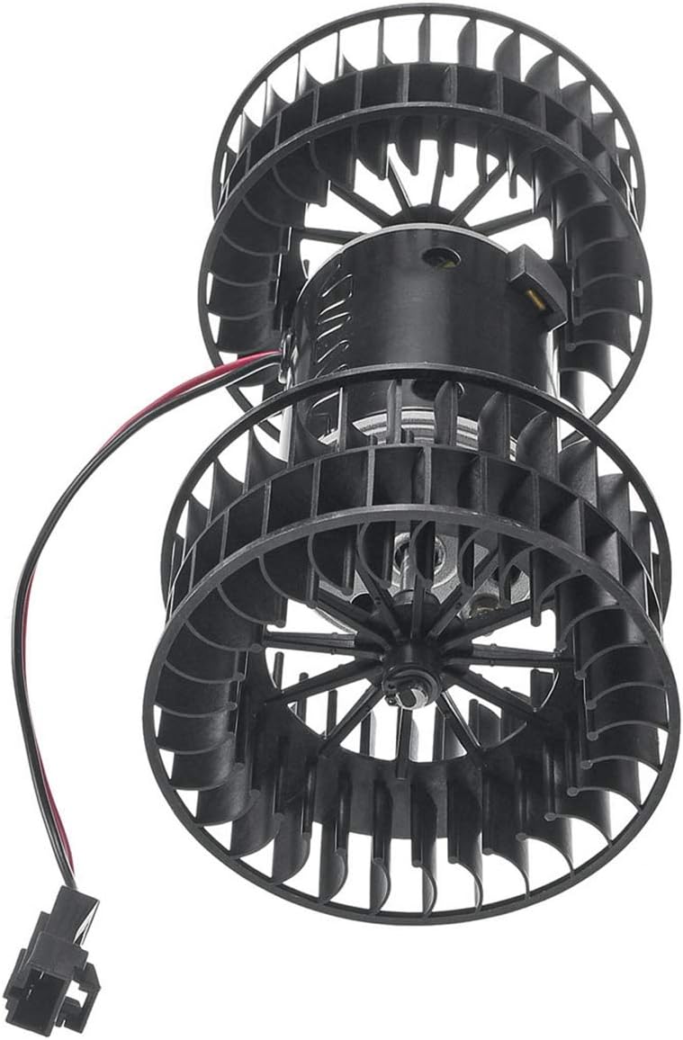 Heater Blower Motor with Fan Cage, Single Speed 12V, Pack of 2 A717255