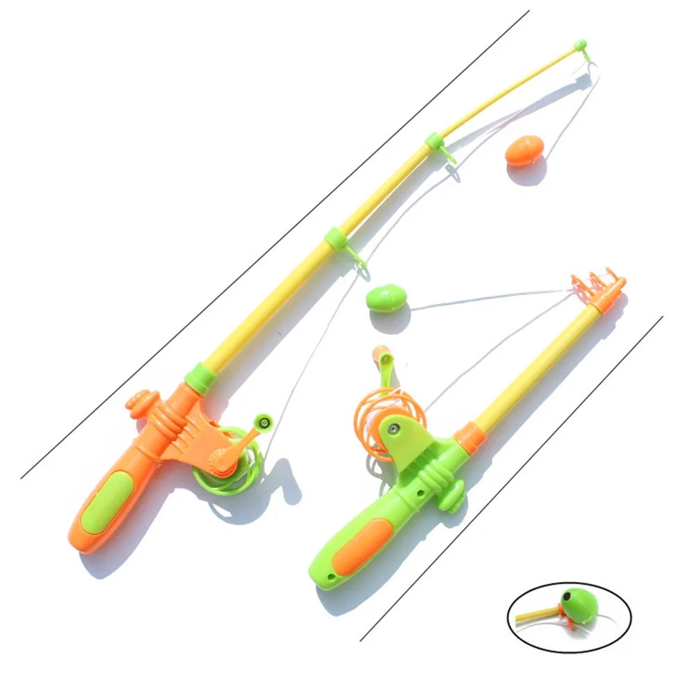 Magnetic Fishing Toy Set with 1 Fishing Rod and 6 Cute Fishes M4189