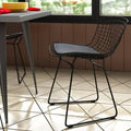 Black Leather Side Chair R682448