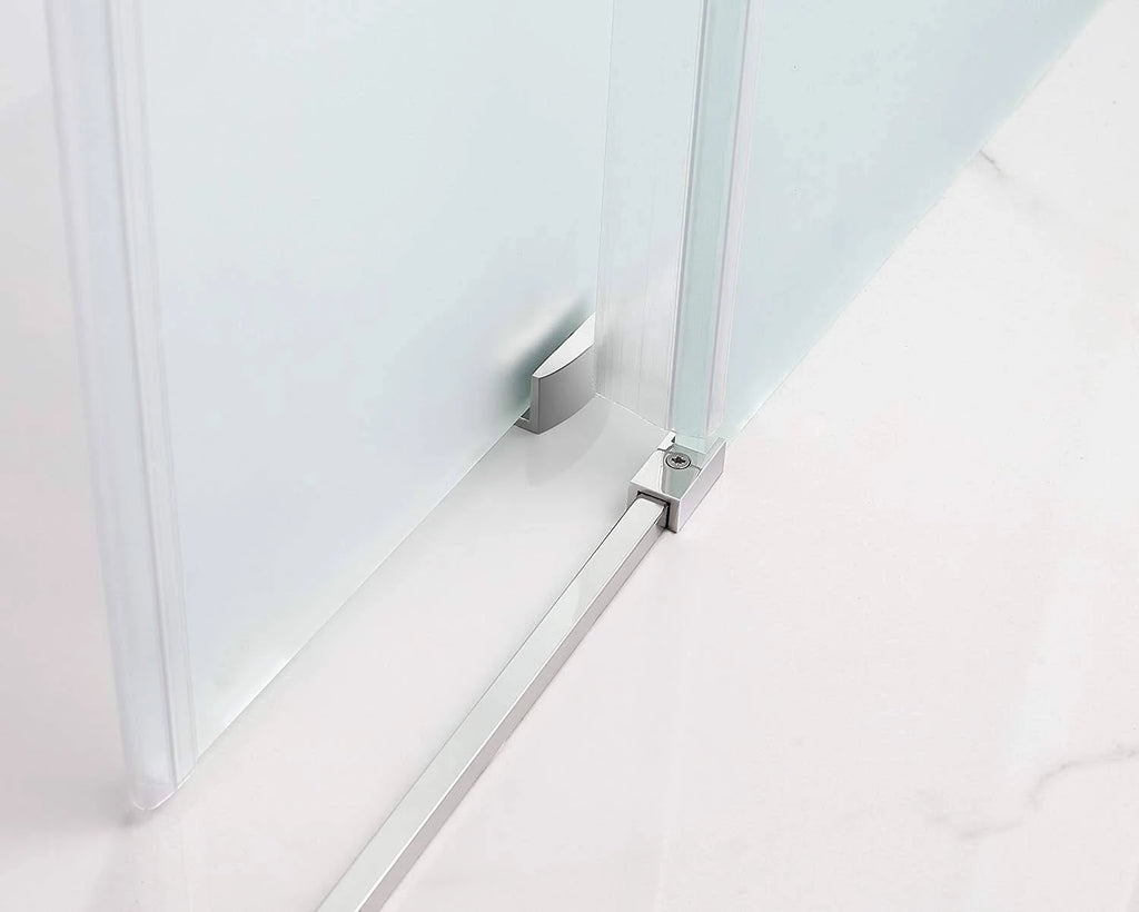 Chrome Sliding Frameless Shower Door V576