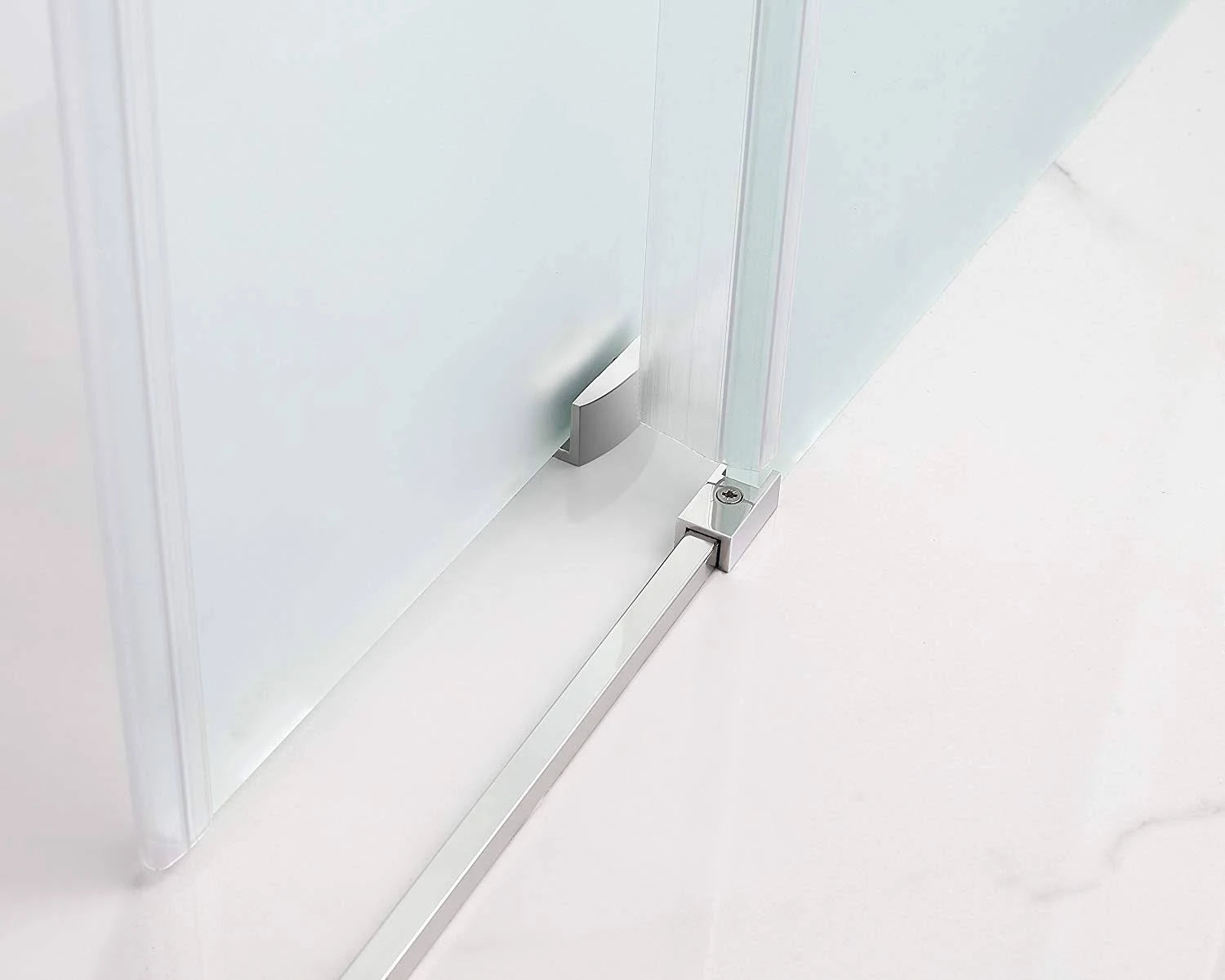 Chrome Sliding Frameless Shower Door V576