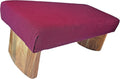 Curved Bottom Edge Acacia Wood Meditation Bench Y4595