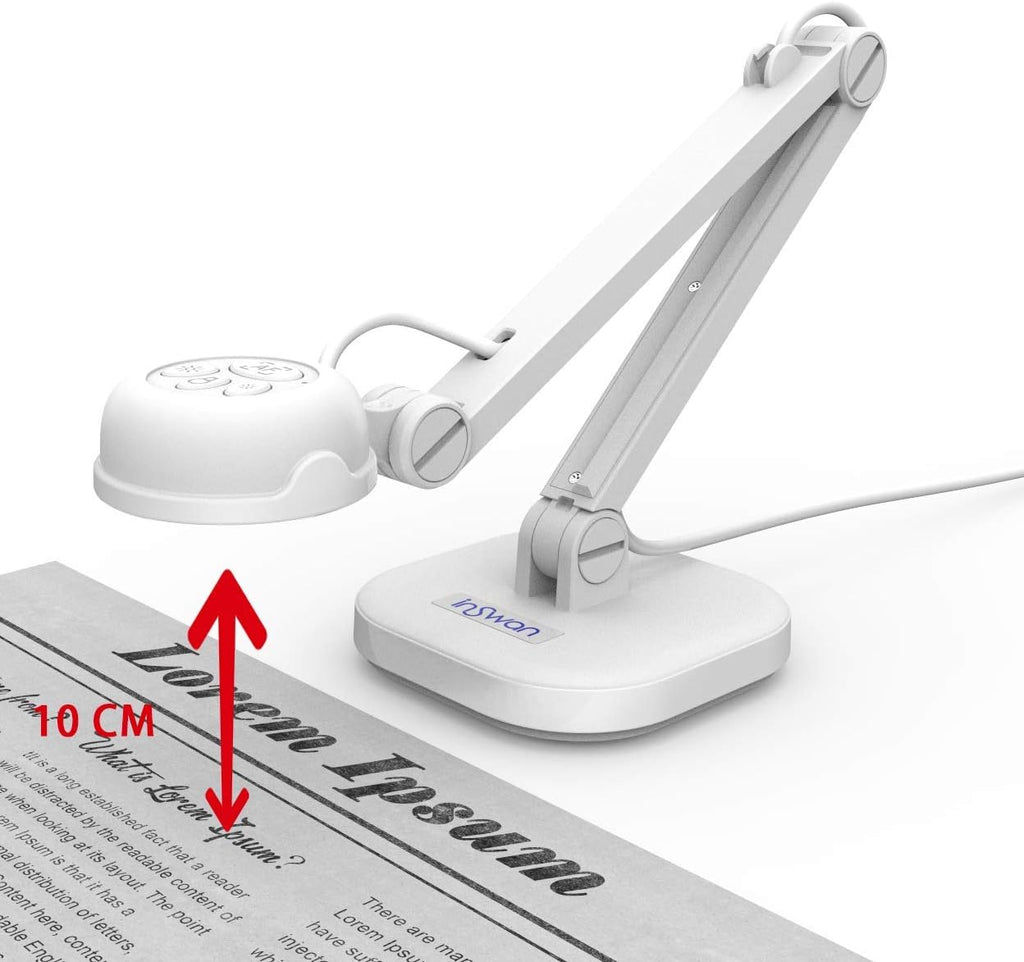 8MP 4K USB Document Camera with Auto Focus and LED Light Y542