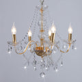 Crystal Chandelier 8 Lights LED Pendant Lamp Ceiling Fixture 31.5 Inch X 47.2 Inch O8576