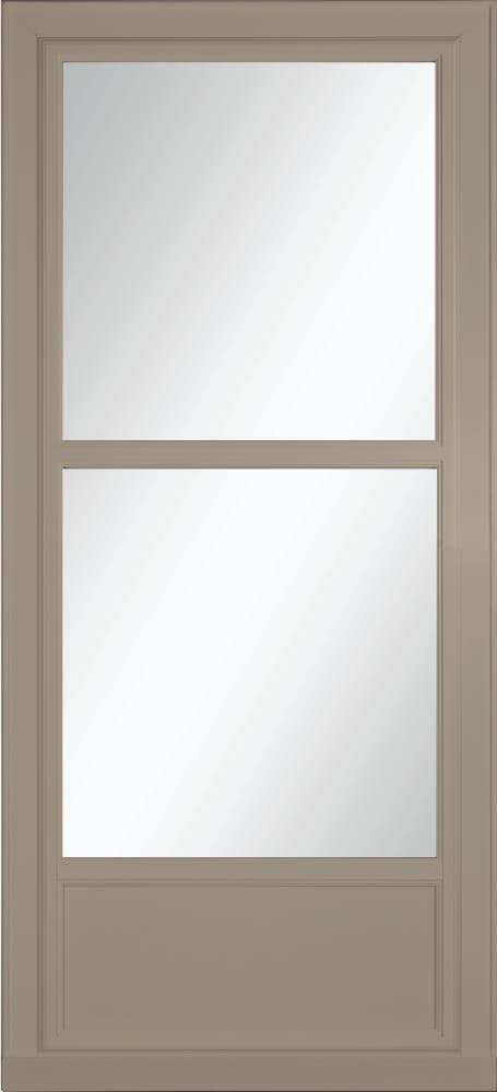 Brown Aluminum Storm Door P5576