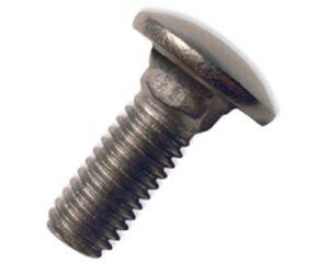3/8-16 x 2x22 Carriage Bolt, Round Head, 18-8 Stainless Steel, Pkg of 100 Z641416