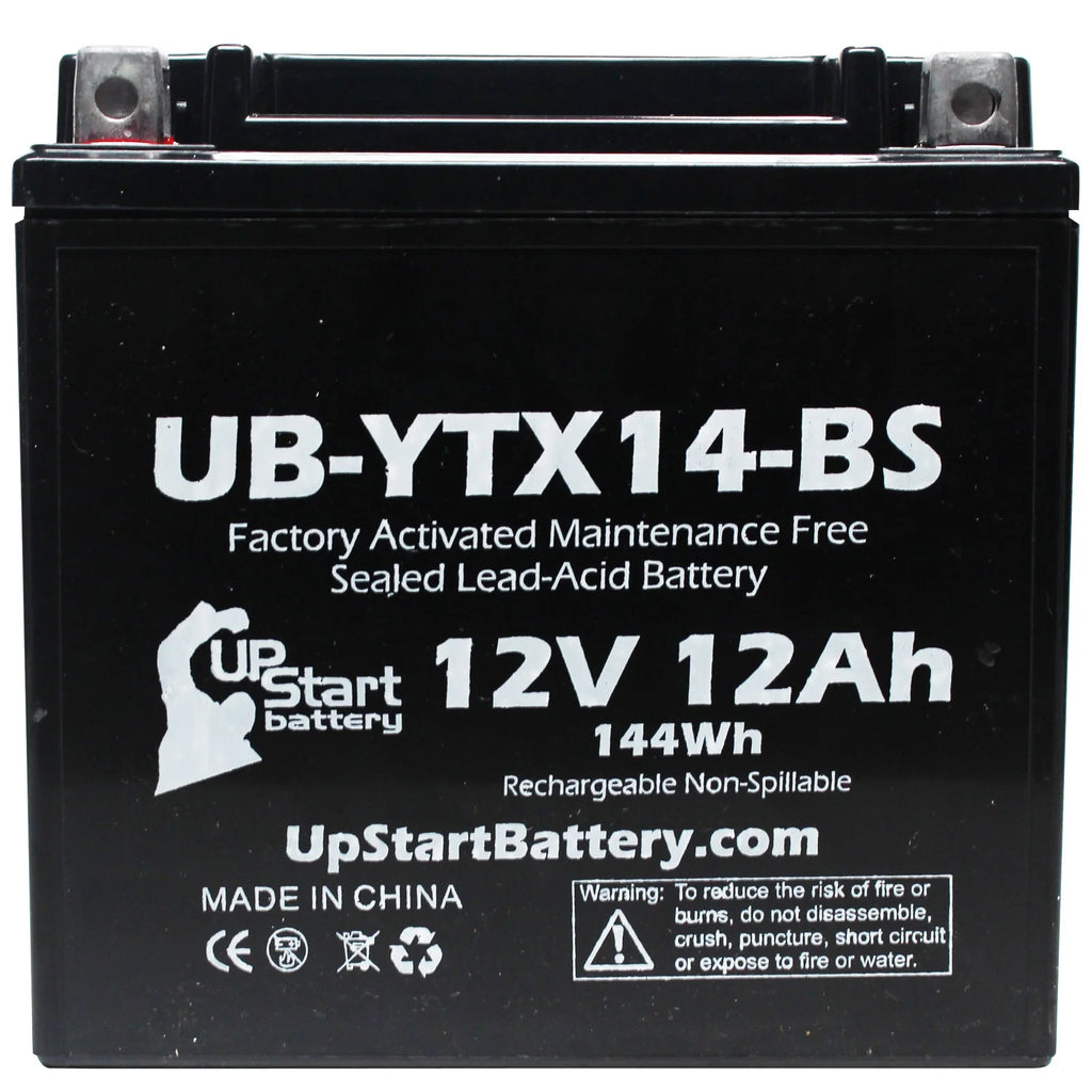 Replacement Motorcycle Battery 12V 12AH D830711