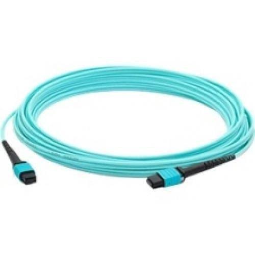 MPO Female to MPO Female Aqua OM3 Patch Cable Q539888