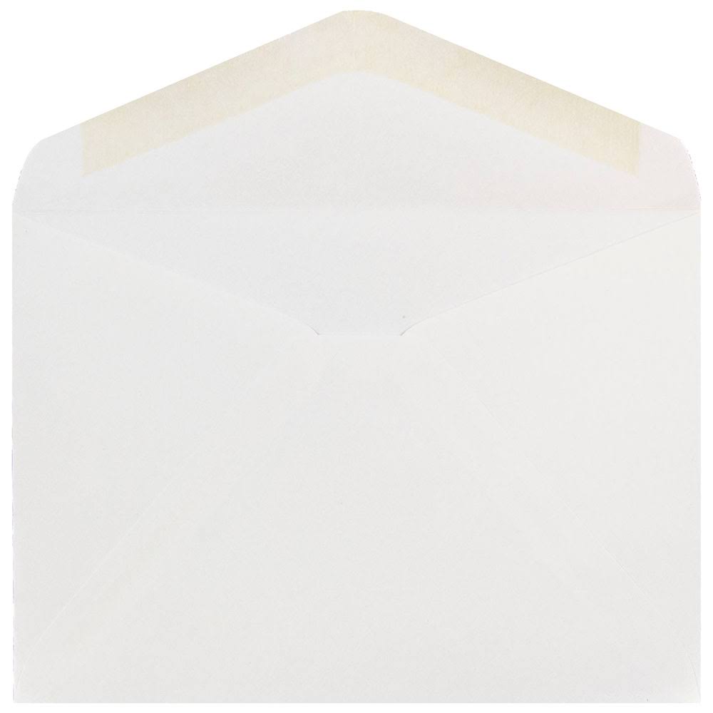 A7 Invitation Envelopes with V-Flap, White, Bulk 500/Box Q76258