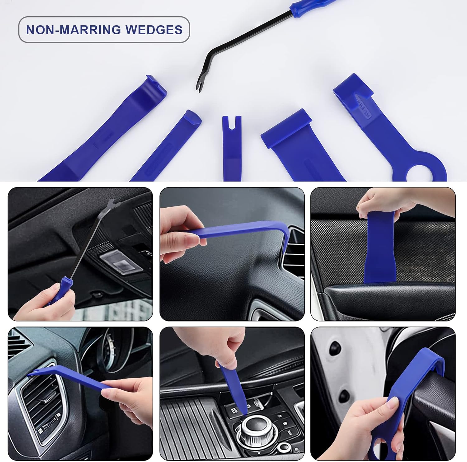 21PCS Car Door Unlock Kit with Long Reach Grabber and Pry Tool K3608