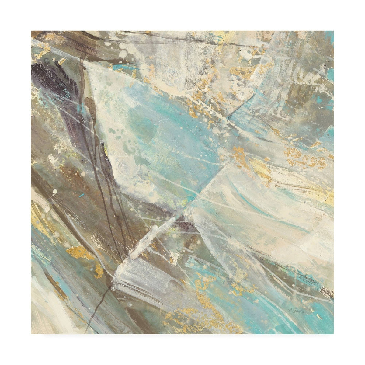 Blue Water I Canvas Art N881