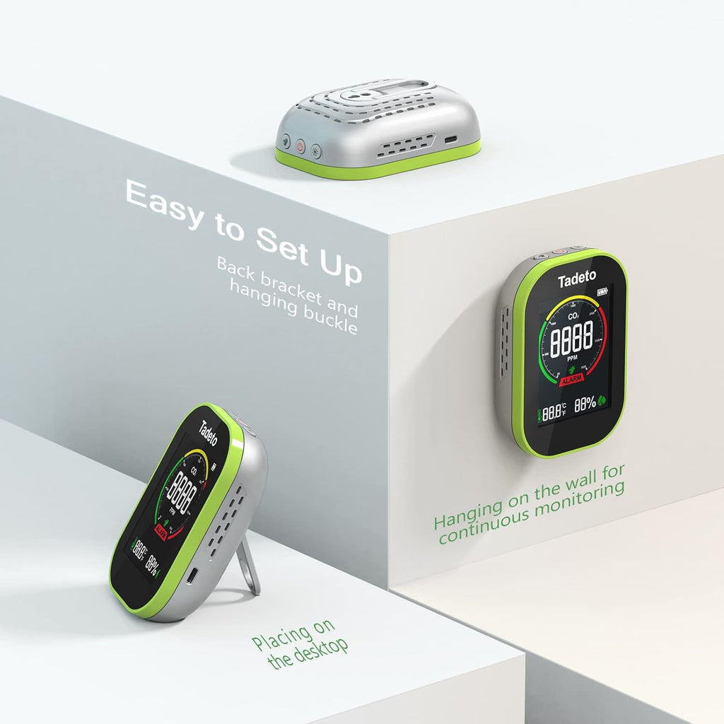 3 in 1 CO2 Monitor with Temperature Humidity N783084