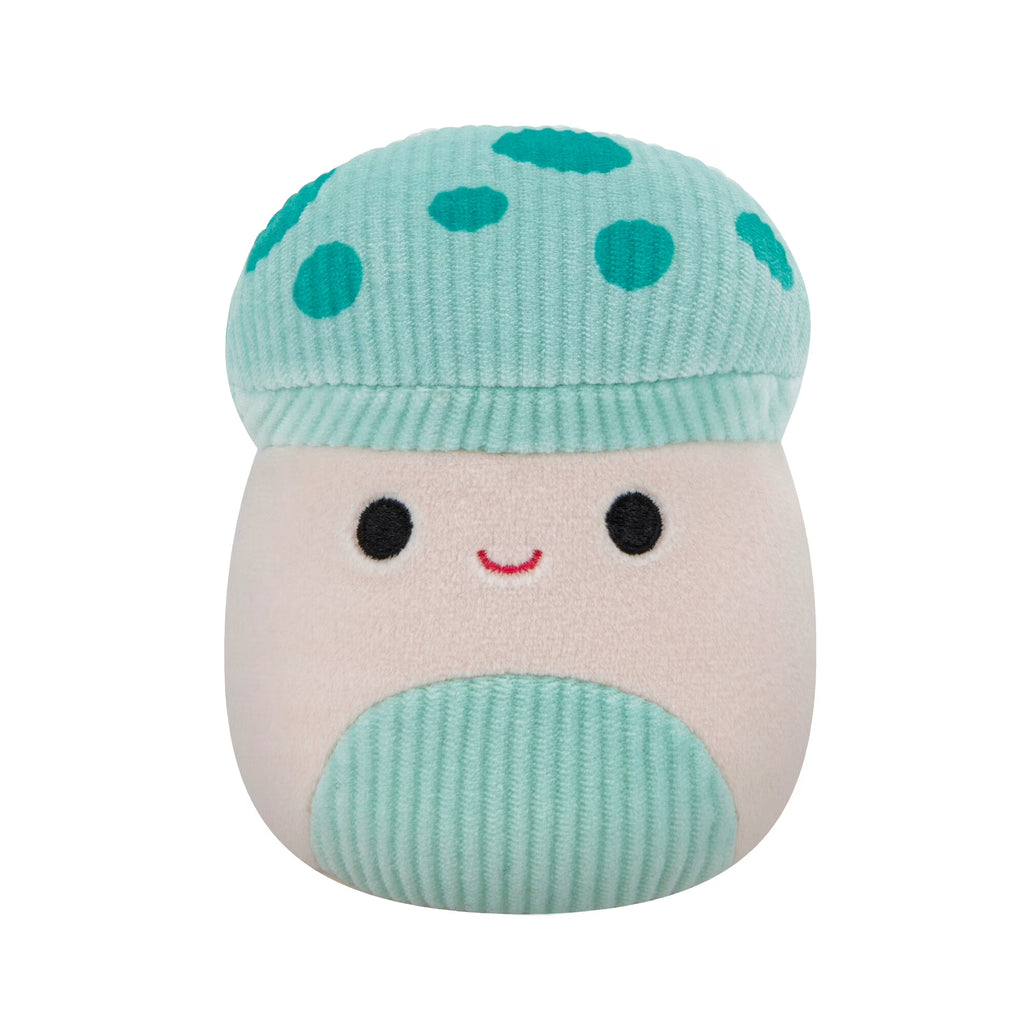 Teal Mushroom Plush Pet Toy E439
