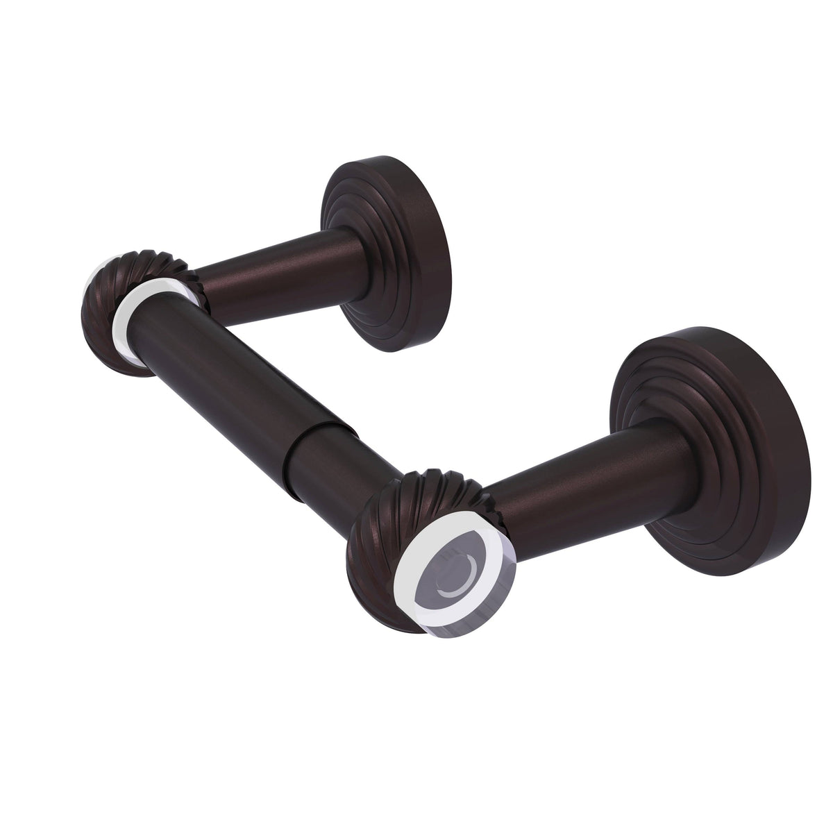 Two Post Toilet Tissue Holder Unlacquered Brass B8831