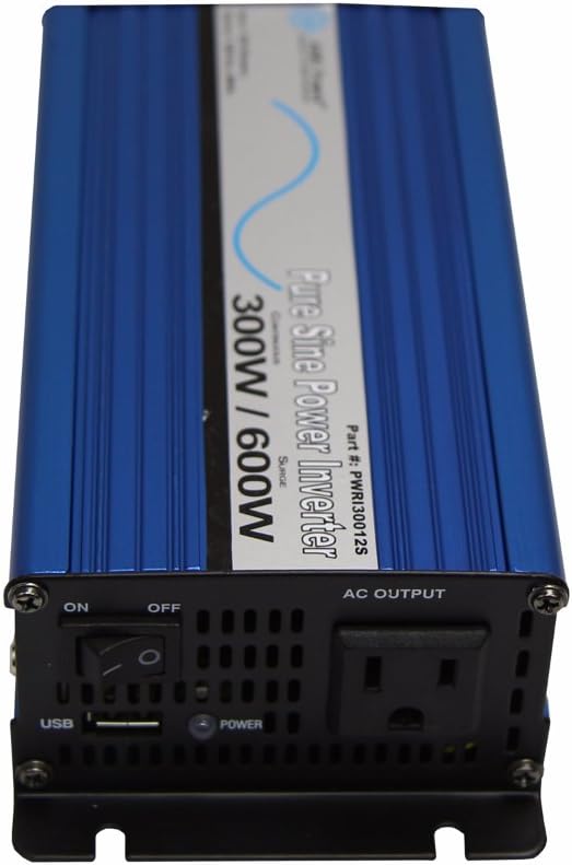 300 Watt 600 Watt Peak Pure Sine DC to AC Power Inverter H225