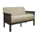 Light Brown Loveseat C395